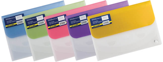 Папка-конверт А4 на липучці TRAVEL, 4 віддділення, BM.3707-99