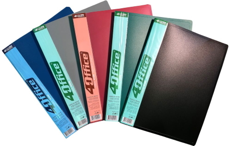 Папка с файлами, А4, 100ф,900/20мкн PP, 4-228, 4OFFICE