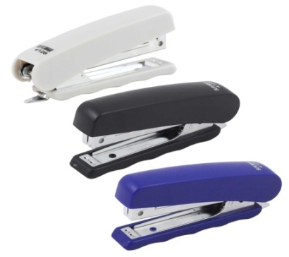 Степлер пластиковий, RUBBER TOUCH, 12арк, (скоби №10), 107х25х54мм, BM.4128