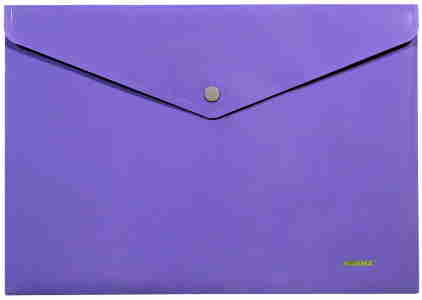 Папка з кнопкою, непрозора, А4, PР, фіолетова, 5017-07, NORMA