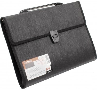 Портфель А4 3в.чор.5053.NORMA,