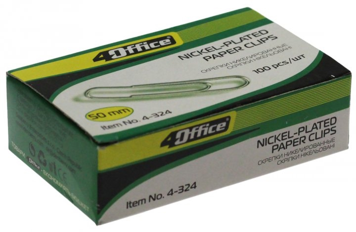 Скрiпка 50мм,100шт.4-324.4OFFICE