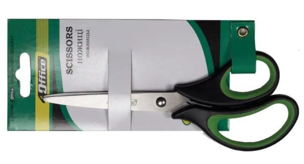 Ножиці, 16 см, універс., ергоном. гум. ручки,  4-367, 4OFFICE