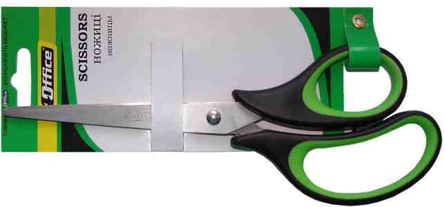 Ножиці, 20,3см, універс., ергоном. гум. ручки,  4-368, 4OFFICE