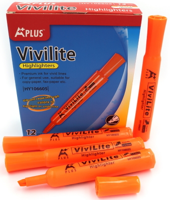 HY106605-OR Текстовиділителі Beifa скош.накінеч. помаранч., 12шт / етик.