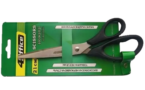 Ножиці, 21см, універс., 4-439, 4OFFICE