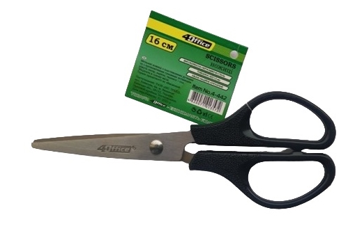 Ножиці, 16см, універс., 4-442, 4OFFICE