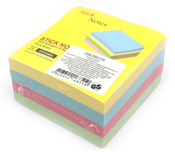 DSCN5175 Папір самокл. 5кол, 400шт, 7.6*7.6см