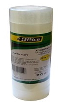 Клейка стрiчка канц., 24мм*30м, 4-393 4OFFICE, 6 шт в бабине
