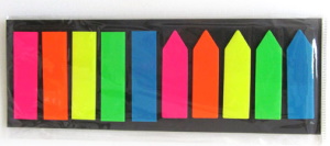 DSCN7761 Пластикові стікери 5кол. неон, 2 вида 