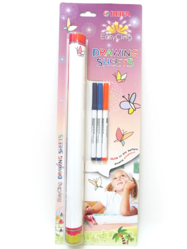 KC50-6040-6 Электростат. пленка Beifa, 6 лист./кор., цвет. печать+3 марк., 60*40см