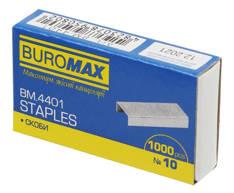 Скоби №10, 1000 шт. BUROMAX 4401
