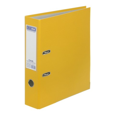 Реєстратор одност. ETALON А4, 70/75 мм, (внутр./зовн.), збірний, жовтий BM.3015-08c