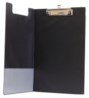 Папка-планшет з кліпом, А4, PVC, чорна, 4-258-9, 4Office