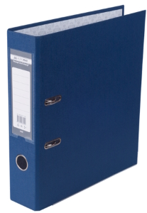 Реєстратор LUX одност. JOBMAX А4, 70/75 мм (внутр./зовн.) PP, т.синій, збірний, BM.3011-03c