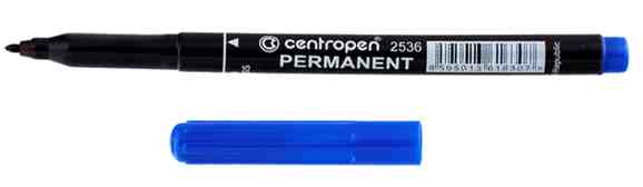 Маркер Permanent 1мм синій 2536, Centropen
