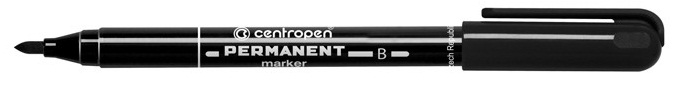 Маркер Permanent 2836 2 мм чорний, Centropen 