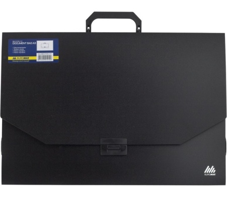 Портфель пластиковий A3/32мм, PROFESSIONAL, чорний BM.3725-01
