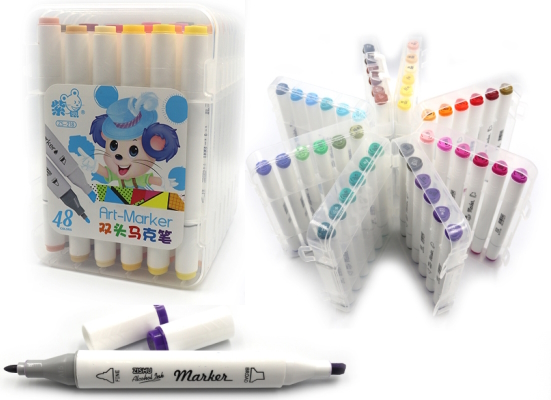 218-48 Набір скетч маркерів  пласт уп.