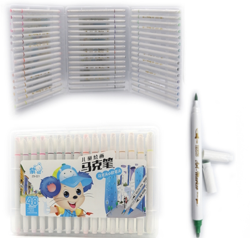 221-48  Набір скетч маркерів  пласт уп.