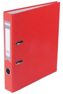 Реєстратор LUX одност. JOBMAX А4, 50/55 мм (внутр./зовн.) PP, червоний, збірний, BM.3012-05c