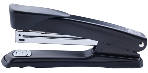 Степлер металевий, 30арк, (скоби №24; 26), 175х67х41мм, чорний, BM.4257-01