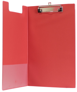 Папка-планшет з кліпом, А4, PVC, червоний, 4-258-6, 4Office