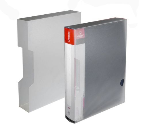 Папка з файлами, А4, 80ф+бокс, 800/25 PР, чорна, 5030-09N, NORMA