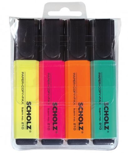 Набір текстмакерів 4шт. 1-5мм, 210_ SOZ