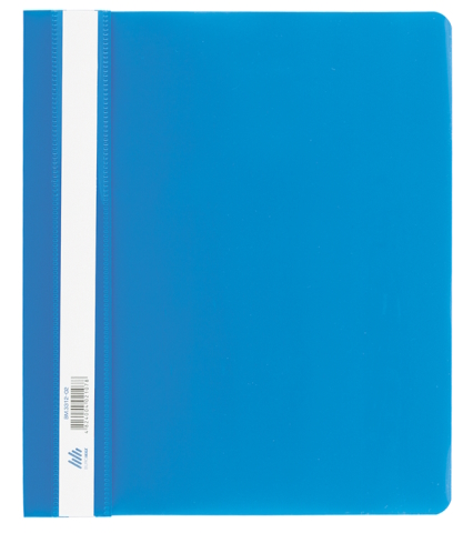 Швидкозшивач пласт. А5, PP,  синій, BM.3312-02