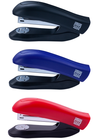 Степлер пластиковий, до 20арк, (скоби №24; 26), 139х65х37мм, асорті, BM.4226-99