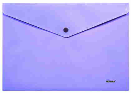 Папка з кнопкою, непрозор., А4, PР, бузков., 5017-97, NORMA