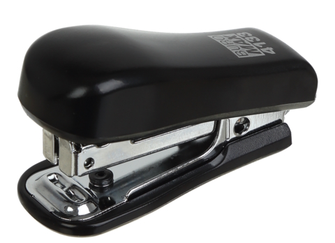 Степлер пластиковий Міні до 10арк. (скоби №10), чорний, BM.4133-01
