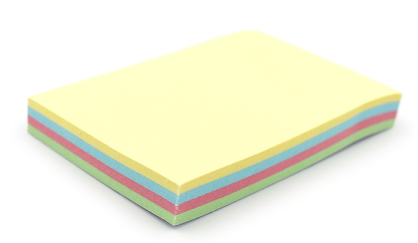 C2 Папір самокл. 4кол, 100шт, 5,1*7,6см 1шт/етик