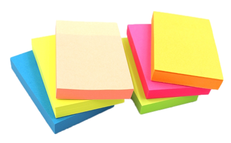 SNR-A02 Папір самокл. неон 100шт., 76*50мм 1шт/этик