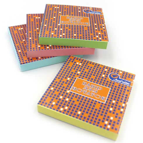 SNR-A03-P Папір самокл. Josef Otten mix4 100шт., 75*75мм 1шт/этик