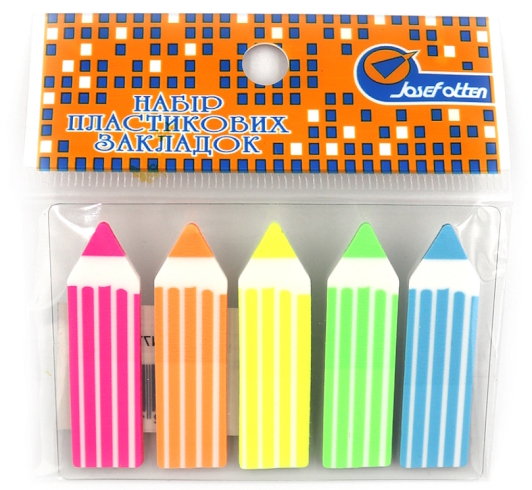 Р01-2-LВ Стікери для нотаток пластик 