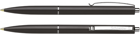 Ручка кулькова автомат. SCHNEIDER К15 0,7 мм. корпус чорний, пише чорним S93081