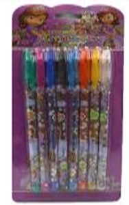 IMG_7676-8SF Набір дитячих гелевих ручок глиттер, блістер, 8 кол., 1шт / етик.