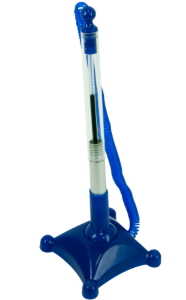 Ручка кулькова на підставці, синя BM.8142-01