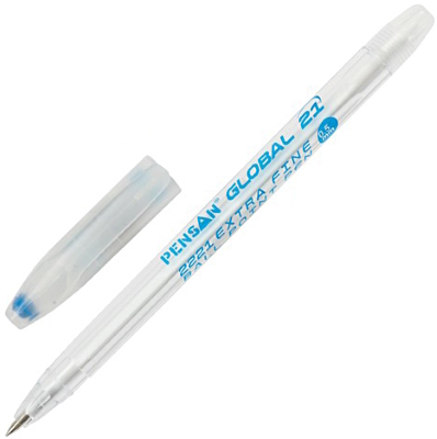 Ручка масляна PENSAN «Global», СИНЯ, 0,5мм, Туреччина