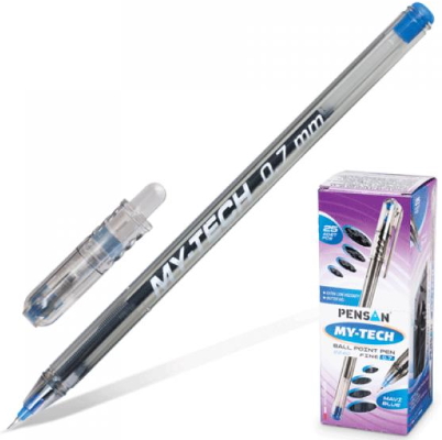 Ручка масляна PENSAN «My-Tech», СИНЯ, 0,7мм, Туреччина