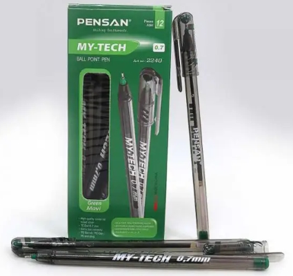 2240-GR MY TECH Ручка шарик. зелен 0,7мм