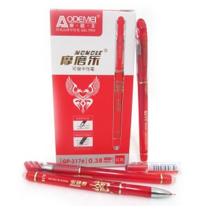 GP-3176-RD Ручка що стираєт ігольч. 0.38 черв темп счез.