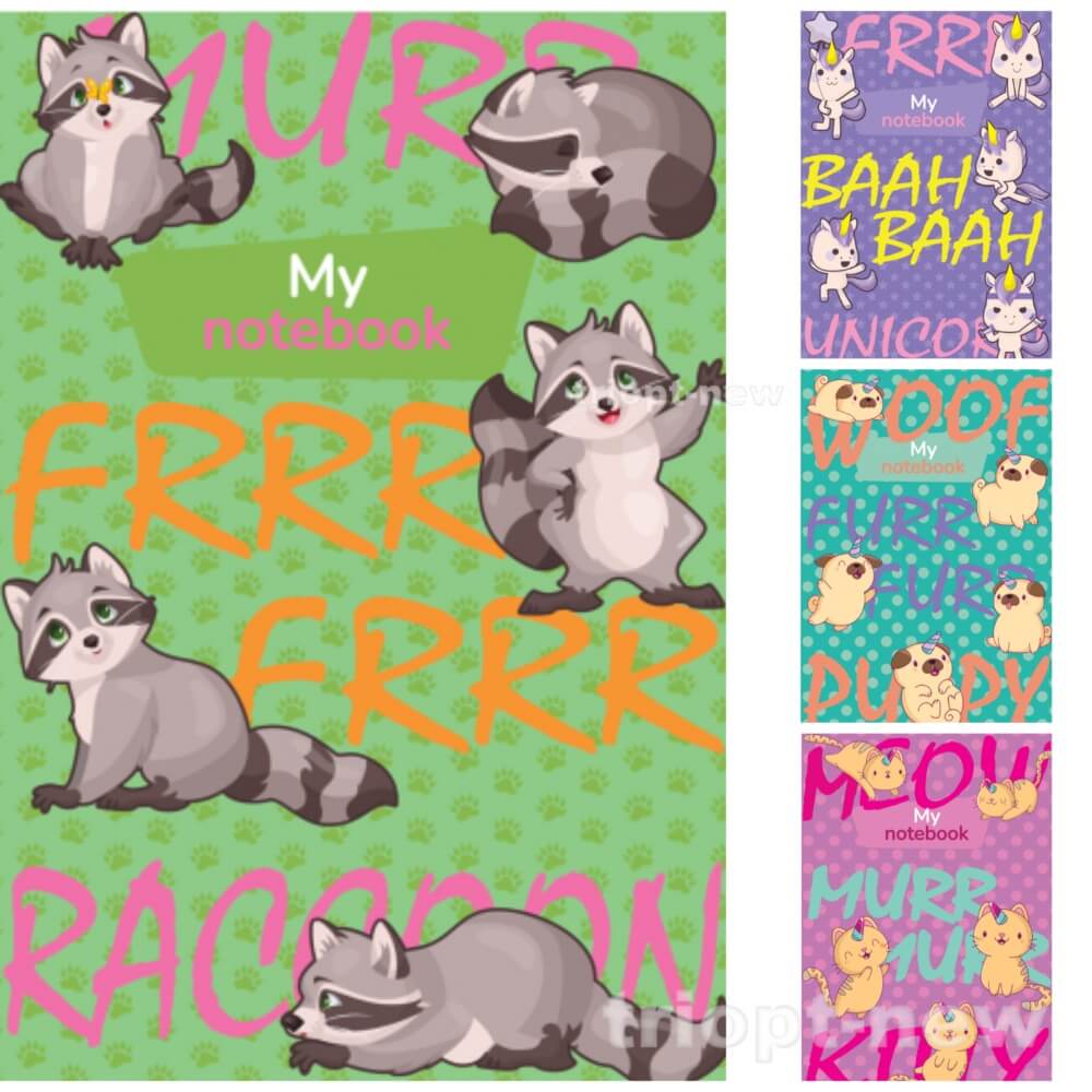 Нотатник А6 на скобі,32арк,оф.кл, серія 