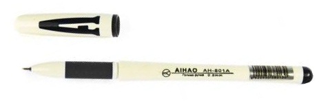 Ручка АН-801А гелева  чорна