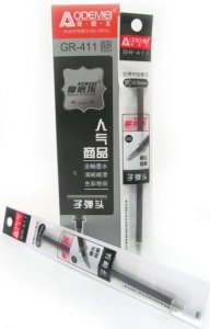 GR411-BK Стрижень що стираєт накін. товст.0,5 чорний 1PC/OPP 122мм