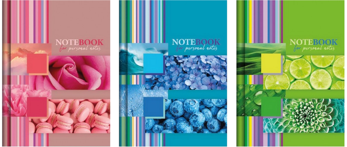 Блокнот А6 48 арк.,  серія «NOTEBOOK FOR NOTES», тв. пал., мікс, ТП-9, Рюкзачок
