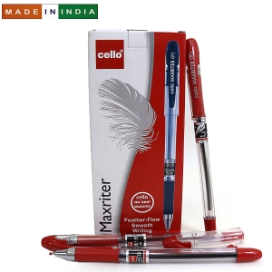 Ручка Cello Maxriter SKU 12Box 0.7мм червон.