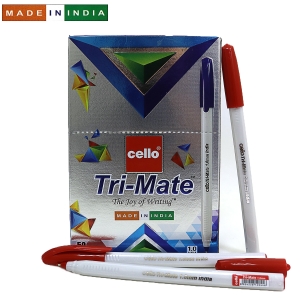 Ручка Cello Trimate SKU 50Box мм  1.0 червоний